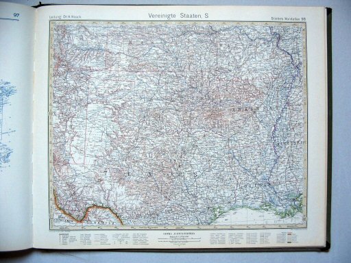 Stielers Hand-Atlas, 10. Aufl. (1926/27)
98. Vereinigte Staaten, S
Verenigde Staten, Z / United States S
(1927,5 / IX 24)