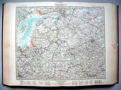 Stielers Hand-Atlas, 10. Aufl. (1931/32)
60. Westrußland
West-Rusland / West Russia
(1931,7 / III 23)