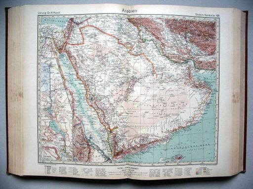 Stielers Hand-Atlas, 10. Aufl. (1931/32)
66. Arabien
Arabië / Arabia
(1934,9 / X 33)