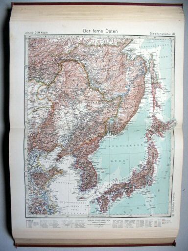 Stielers Hand-Atlas, 10. Aufl. (1934/36)
76. Der ferne Osten
Het Verre Oosten / The Far East
(1936,10 / II 36)