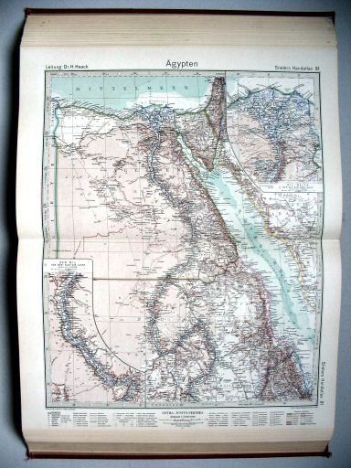 Stielers Hand-Atlas, 10. Aufl. (1934/36)
81. Ägypten
Egypte / Egypt
(1936,8 / V 36)