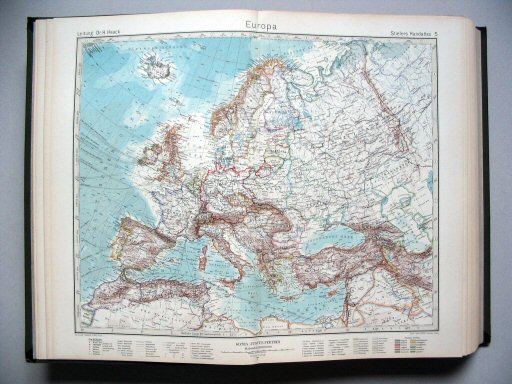 Stielers Hand-Atlas, 10. Aufl. (1939)
5. Europa
Europa / Europe
(1938,9 / III 32)