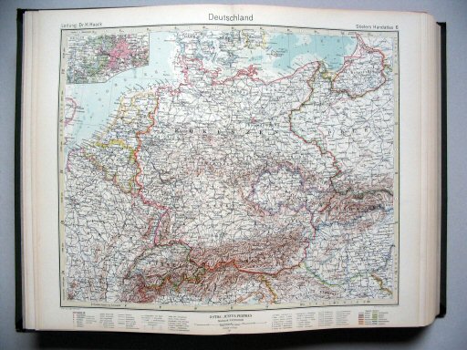 Stielers Hand-Atlas, 10. Aufl. (1939)
6. Deutschland
Duitsland / Germany
(1938,10 / III 31)