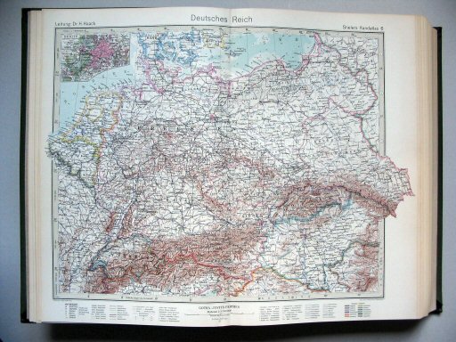 Stielers Hand-Atlas, 10. Aufl. (1942)
6. Deutsches Reich
Duitsland / Germany
(1942,12 / III 42)
