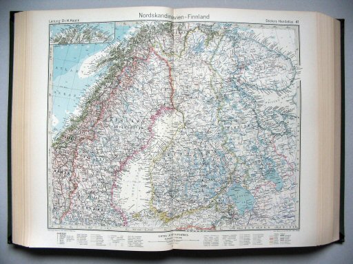 Stielers Hand-Atlas, 10. Aufl. (1942)
41. Nordskandinavien - Finnland
Noord-Scandinavië - Finland / North Scandinavia - Finland
(1941,11 / IV 31)