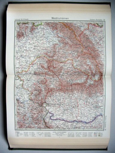 Stielers Hand-Atlas, 10. Aufl. (1942)
56. Westrumänien
West-Roemenië / Western Rumania
(1942,12 / II 36)