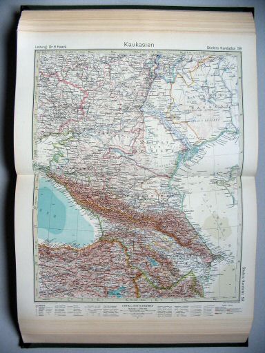 Stielers Hand-Atlas, 10. Aufl. (1942)
59. Kaukasien
Kaukasus / Caucase
(1940,10 / V 37)