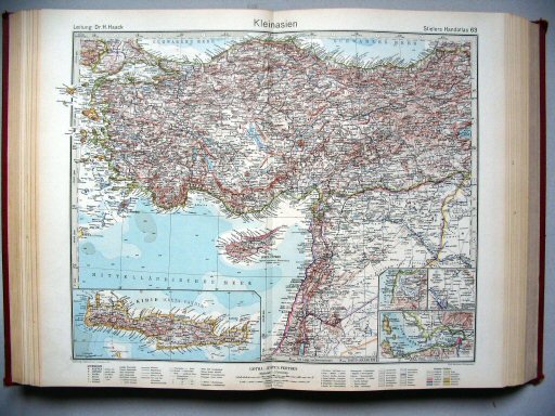 Stielers Hand-Atlas, 10. Aufl. (1942)
63. Kleinasien
Klein-Azië / Asia Minor
(1942,12 / XII 30)