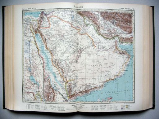 Stielers Hand-Atlas, 10. Aufl. (1942)
66. Arabien
Arabië / Arabia
(1938,11 / X 33)