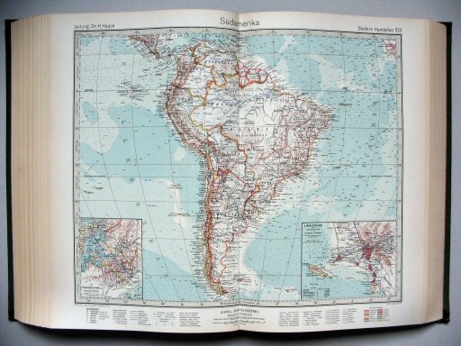 Stielers Hand-Atlas, 10. Aufl. (1942)
103. Südamerika
Zuid-Amerika / South America
(1940,10 / III 32)