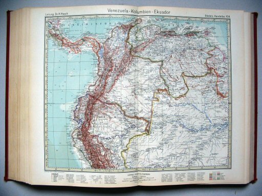 Stielers Hand-Atlas, 10. Aufl. (1942)
104. Venezuela - Kolumbien - Ekuador
Venezuela - Colombia - Ecuador
(1940,9 / XI 35)