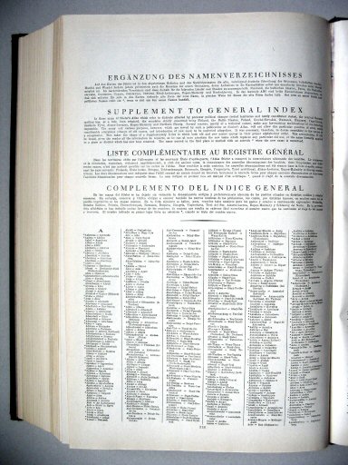 Stielers Hand-Atlas, 1945
Register: eerste supplement / Index: first supplement