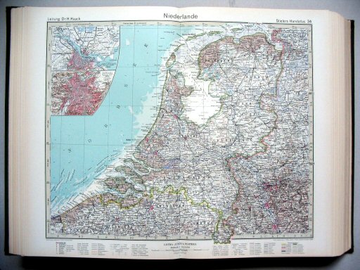 Stielers Hand-Atlas, 1945
34. Niederlande
Nederland / Netherlands
(1945,13 / IX 32)