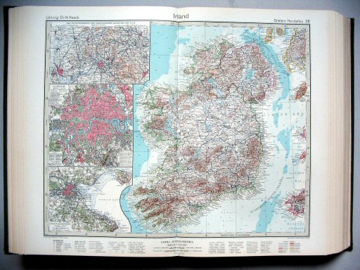 Stielers Hand-Atlas, 1945
38. Irland
Ierland / Ireland
(1944,10 / IX 32)