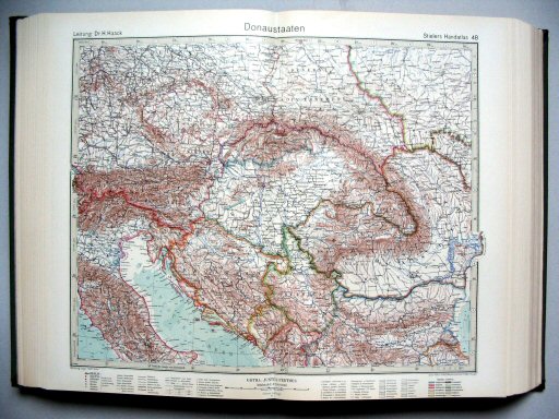 Stielers Hand-Atlas, 1945
48. Donaustaaten
Donaustaten / Danubian States
(1944,13 / I 42)