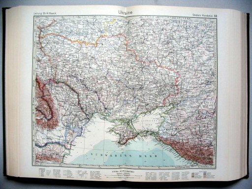 Stielers Hand-Atlas, 1945
58. Ukraine
Oekraïne / Ukraine
(1944,11 / V 35)