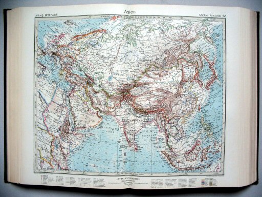 Stielers Hand-Atlas, 1945
62. Asien
Azië / Asia
(1942,11 / III 32)