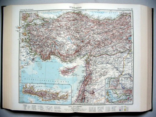 Stielers Hand-Atlas, 1945
63. Kleinasien
Klein-Azië / Asia Minor
(1942,12 / XII 30)