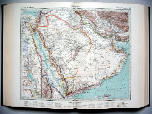 Stielers Hand-Atlas, 1945
66. Arabien
Arabië / Arabia
(1944,12 / III 44)