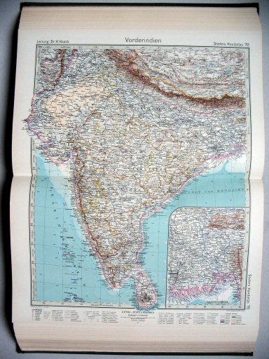 Stielers Hand-Atlas, 1945
70. Vorderindien
Brits-Indië / India
(1944,11 / V 35)