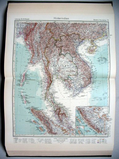 Stielers Hand-Atlas, 1945
71. Hinterindien
Achter-Indië / Indo-China
(1944,12 / IV 31)