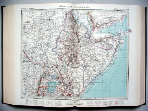 Stielers Hand-Atlas, 1945
84. Somaliländer
Somaliland / The Somali-Lands
(1944,13 / VIII 31)