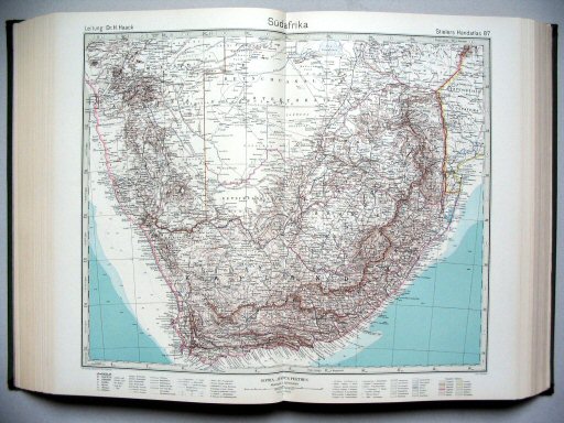 Stielers Hand-Atlas, 1945
87. Südafrika
Zuid-Afrika / South Africa
(1942,9 / XI 35)