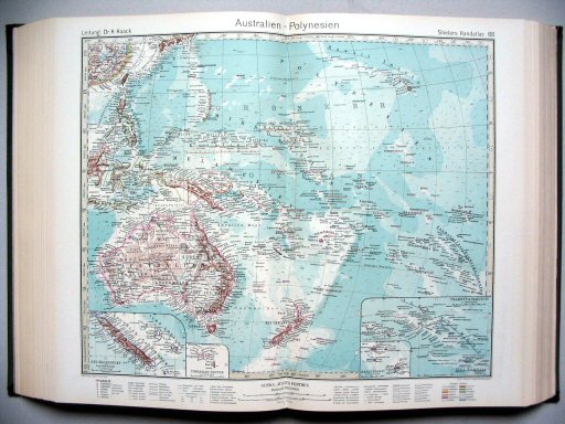 Stielers Hand-Atlas, 1945
88. Australien - Polynesien
Australië - Polynesië / Australia - Polynesia
(1941,10 / IV 36)