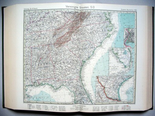 Stielers Hand-Atlas, 1945
100. Vereinigte Staaten, SO
Verenigde Staten, ZO / United States SE
(1942,9 / XI 35)