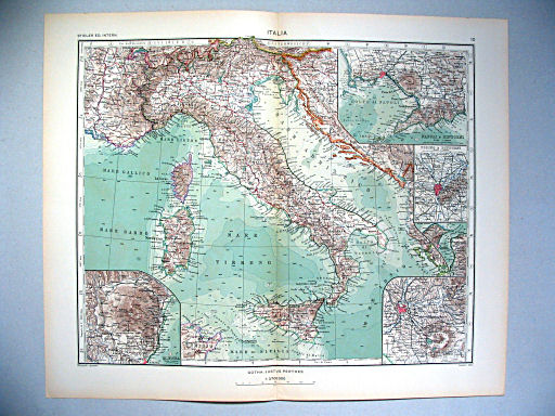 Stieler grand atlas de géographie moderne
10. Italia (1936)
Italië / Italy