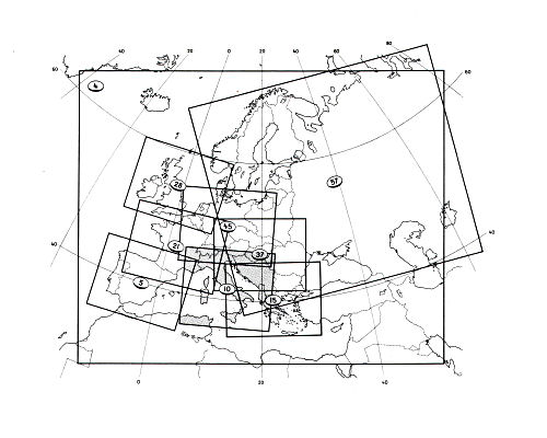 Stieler grand atlas de géographie moderne
Bladwijzer Europa / Sheet index Europe