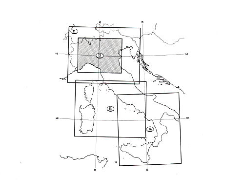 Stieler grand atlas de géographie moderne
Bladwijzer Italië / Sheet index Italy