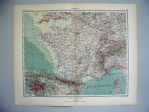 Stieler grand atlas de géographie moderne
21. France (1936)
Frankrijk / France