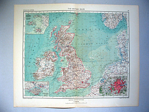 Stieler grand atlas de géographie moderne
28. The British Isles (1935)
Britse Eilanden