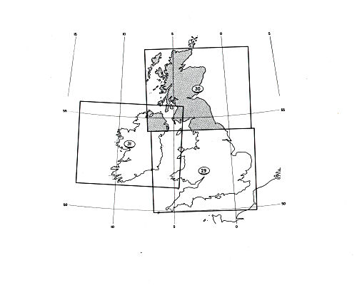 Stieler grand atlas de géographie moderne
Bladwijzer Britse Eilanden / Sheet index British Isles