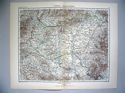Stieler grand atlas de géographie moderne
41. Hongrie – Magyarország (1938)
Hongarije / Hungary
