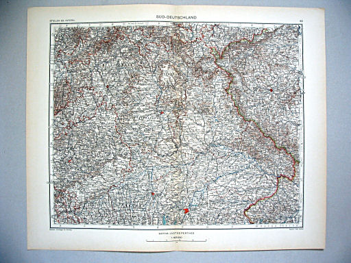 Stieler grand atlas de géographie moderne
49. Süd-Deutschland (1937)
Duitsland: Zuid / Germany: South