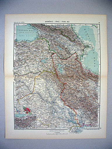 Stieler grand atlas de géographie moderne
66. Arménie – Iraq – Iran: NO (1938)
Armenië – Irak – Iran: Noordwest / Armenia – Iraq – Iran: Northwest