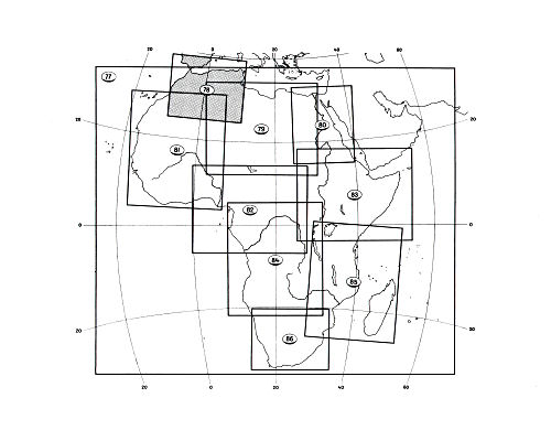Stieler grand atlas de géographie moderne
Bladwijzer Afrika / Sheet index Africa