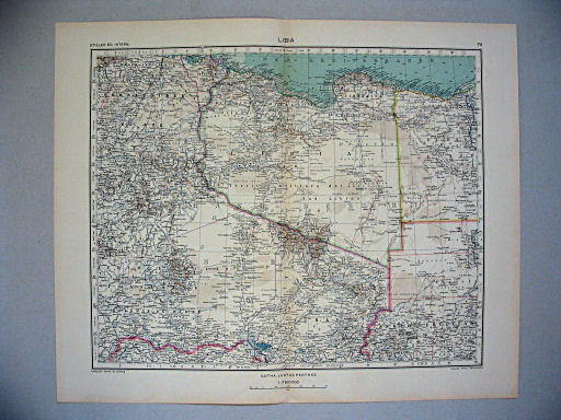 Stieler grand atlas de géographie moderne
79. Libia (1935)
Lybië / Libya