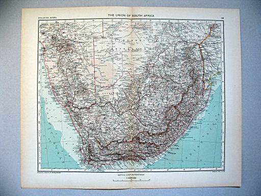 Stieler grand atlas de géographie moderne
86. The Union of South Africa (1938)
Unie van Zuid-Afrika