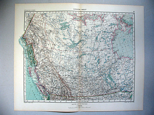Stieler grand atlas de géographie moderne
88. Canada: West (1936)
Canada: West