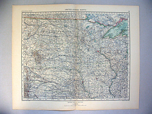 Stieler grand atlas de géographie moderne
92. United States: North (1935)
Verenigde Staten: Noord