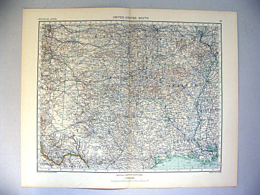 Stieler grand atlas de géographie moderne
93. United States: South (1935)
Verenigde Staten: Zuid