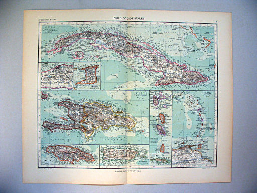 Stieler grand atlas de géographie moderne
98. Indes occidentales (1939)
West-Indië / West Indies