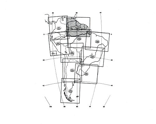 Stieler grand atlas de géographie moderne
Bladwijzer Zuid-Amerika / Sheet index South America