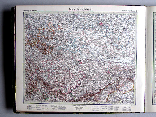 Stielers Hand-Atlas (1942)
12. Mitteldeutschland