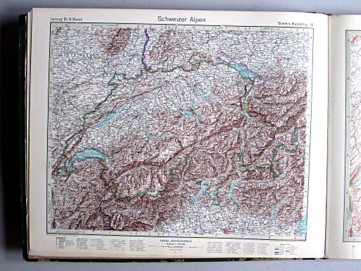 Stielers Hand-Atlas (1942)
16. Schweizer Alpen