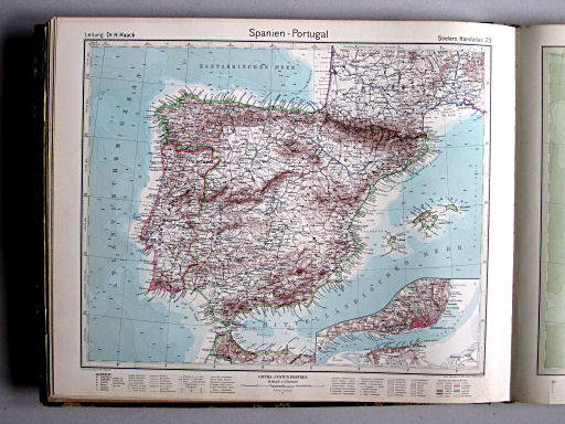 Stielers Hand-Atlas (1942)
23. Spanien - Portugal