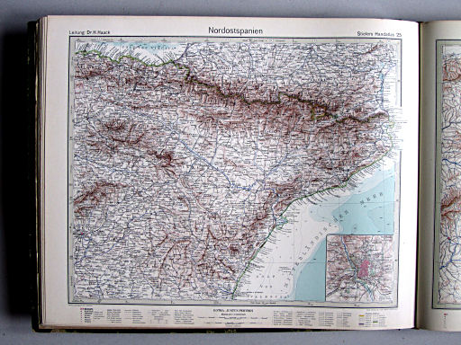 Stielers Hand-Atlas (1942)
25. Nordostspanien